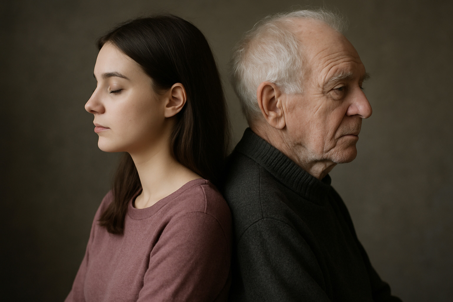 Two people independently giving the same spiritual message, representing divine synchronicity